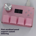 Hall effect magnetic axis numeric keyboard with IPS screen, programmable knob, and RGB backlighting