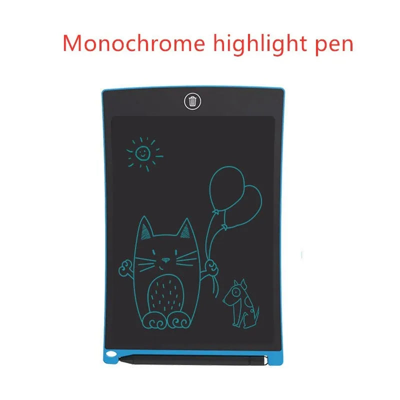 8.5 inch black LCD writing tablet H8S with flexible display and one-key clear button