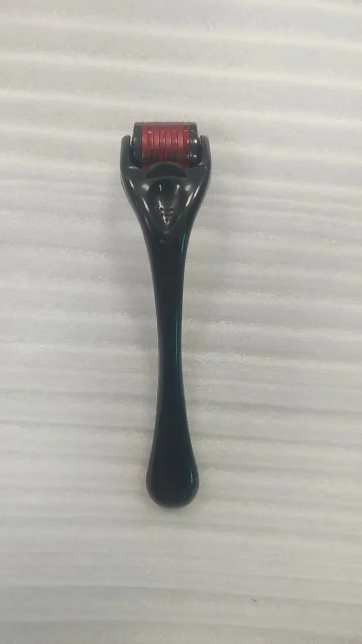 540 micro needle roller device showing multiple colour options and needle specifications for skincare treatments