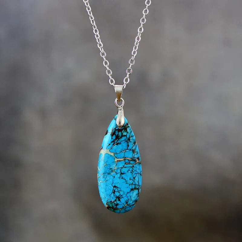 Jade pendant necklace with 18K gold-plated chain showing pendant design options