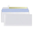 Blue confidential anti-opening self-adhesive security envelope showing size 105x240mm