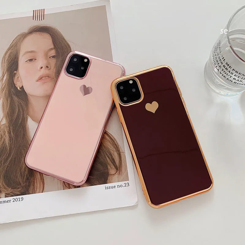 TPU iPhone back cover case in solid colour for iPhone 11 X 6-8 series models