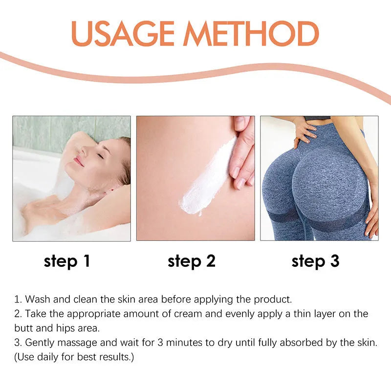 100g buttocks lifting cream tube for women's gluteal contouring and home fitness use