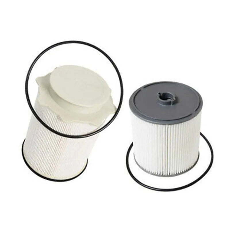White diesel fuel filter kit for RAM 1500 2500 3500 4500 5500 trucks with sealing ring.
