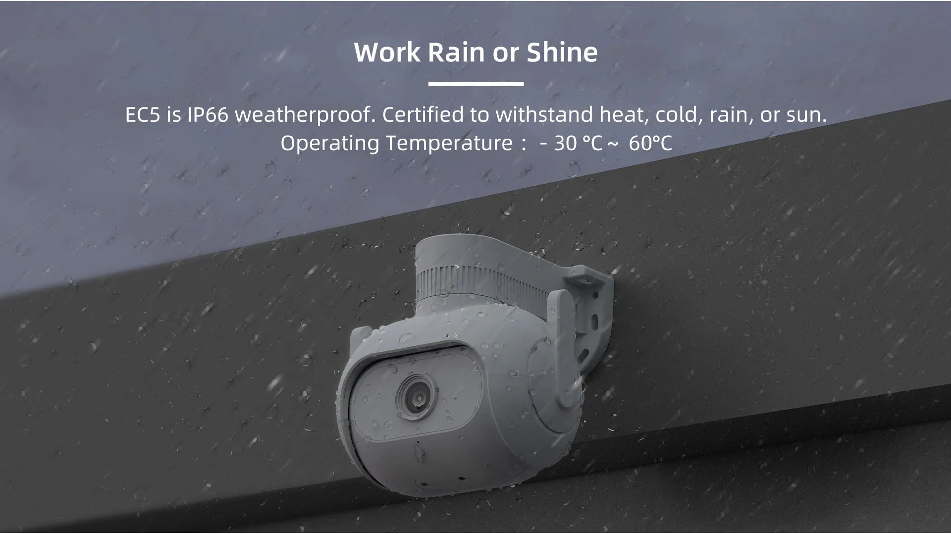 IMILAB EC5 outdoor floodlight security camera in white with 2K resolution and 360 degree rotation