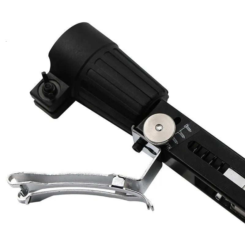 Chain screw gun head automatic nail gun accessory with metal gun head and plastic stainless steel construction