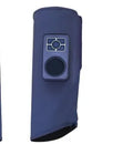 Leg massager with calf airbag heating, ultrasonic vibration, and EMS electric pulse in English language option
