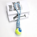 38cm red white and blue cotton string dog toy for medium and large breeds