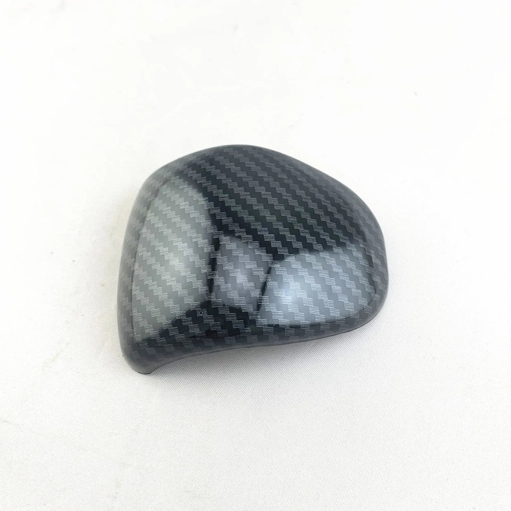 Carbon fibre textured ABS plastic gear shift cover for car interior decoration