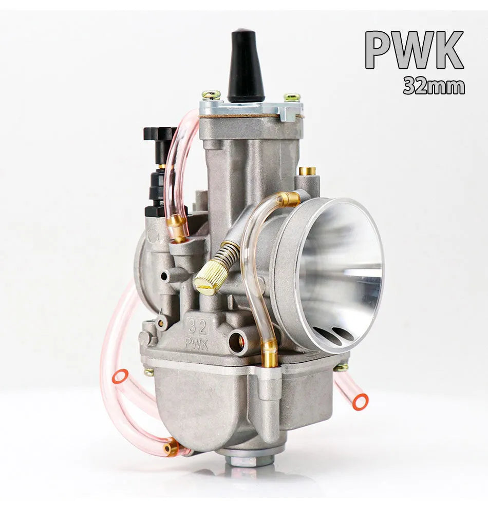 PWK sandblasting carburetor modification accessory with seven bore size options from 21mm to 34mm.