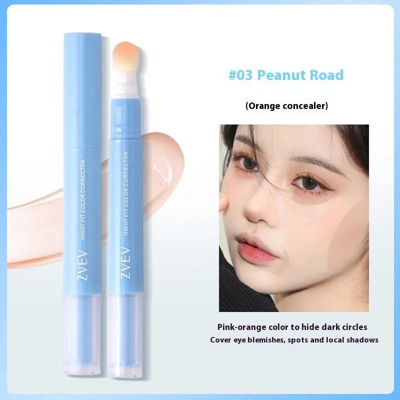 Concealer pen cream with sponge brush head applicator in choice of three colour classifications.