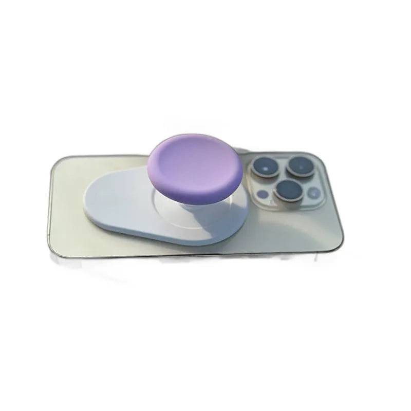 Silicone cup cover snap-on mount for magnetic phone airbag bracket short video use in five colours