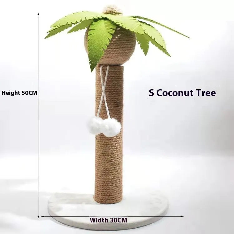 Masson cactus design cat scratch board with sisal scratching pole and climbing frame
