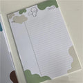 INS Wind Marshmallow Dog B5 sticky note paper pad showing puppy designs