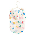 Cartoon umbrella pattern pet raincoat for dogs in colourful polyester material