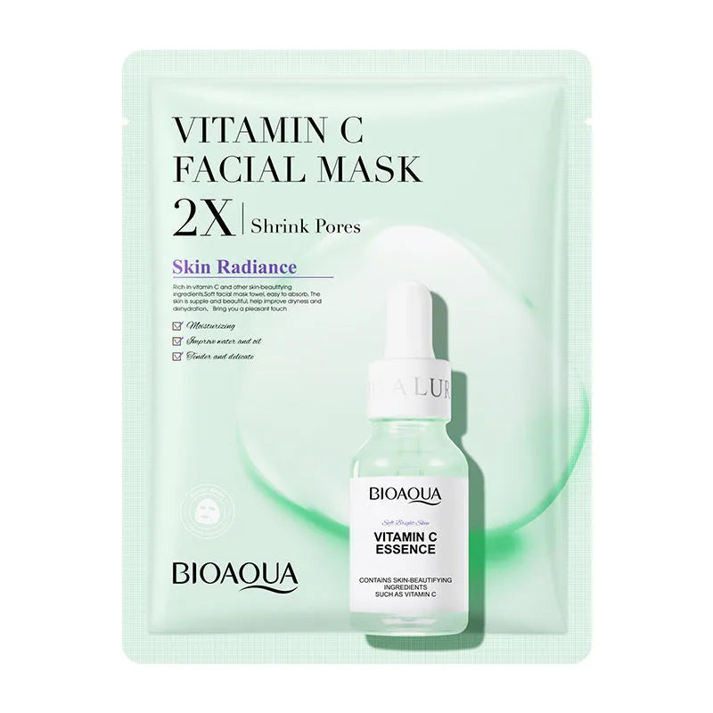 Single pack of a 30g gel facial sheet mask from a range including Collagen, Hyaluronic Acid, Vitamin C and Centella Asiatica variants.