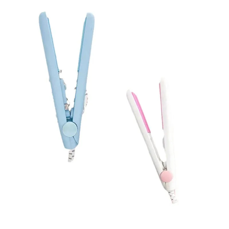 Hairdressing splint hair perm styling tool with straight clip and storage box in choice of colours