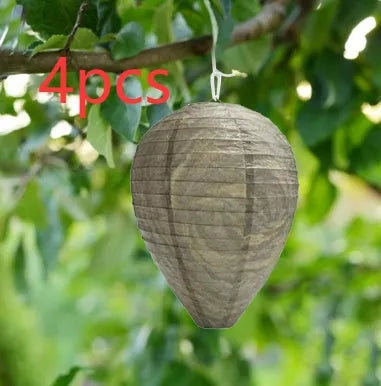 Paper honeycomb lantern with wire frame measuring 22x28 cm for event decoration