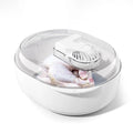 Aluminium household food defrosting plate with modern design and USB cable