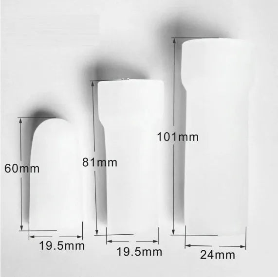 Blue silicone male masturbator cup available in small, medium, and large size options