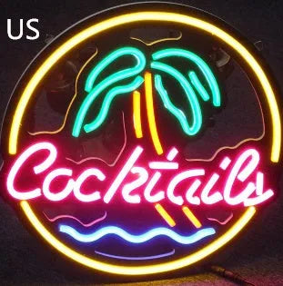 LED coffee neon billboard advertising light with high brightness mixed colour illumination