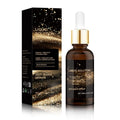 30 ml bottle of facial moisturising liquid with hyaluronic acid, measuring 9 cm tall.