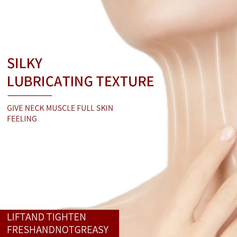 Roller neck cream in 120g tube with integrated massage applicator for wrinkle treatment