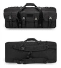 28-inch tactical outdoor fishing bag in black CP camouflage made from polyester