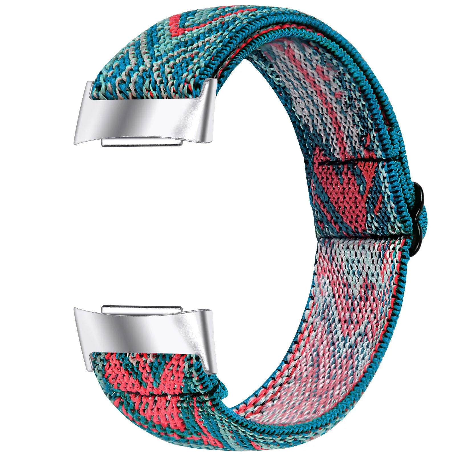 Printed elastic watch strap for Fitbit Charge 6 in multiple colour options