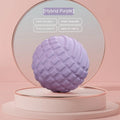 6cm TPR foot massage ball in blue colour for yoga and fitness muscle relief