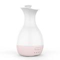 White or pink ultrasonic air humidifier and essential oil diffuser with colourful night light and 200ml water tank