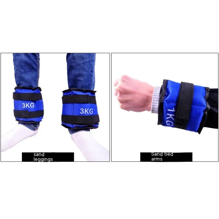 Legging sandbag track and field equipment in Oxford cloth with weight options from 1kg to 6kg