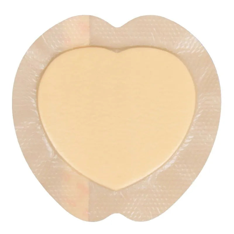 Large skin-colour silica gel foam bedsore dressing sticker for medical pressure relief