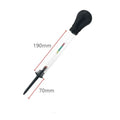 Electrohydraulic hydrometer for automobile battery testing with glass construction and 330mm length