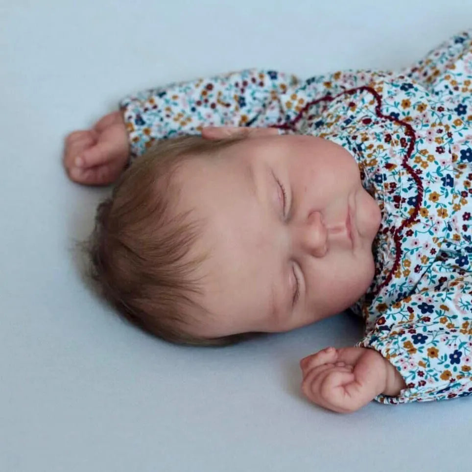 50 cm NPK vinyl simulation baby reborn doll with lifelike appearance for children aged 4-6