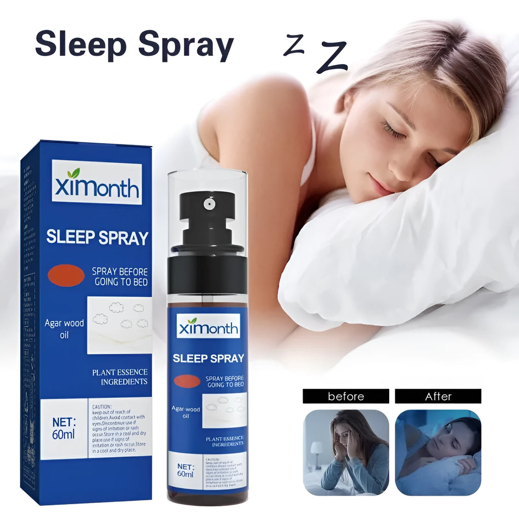 60ml sleep care aromatherapy spray bottle for stress relief and bedtime relaxation