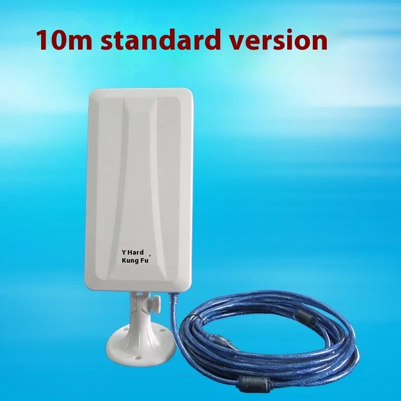 White USB wireless network card with Type USB connector for computer wireless connectivity