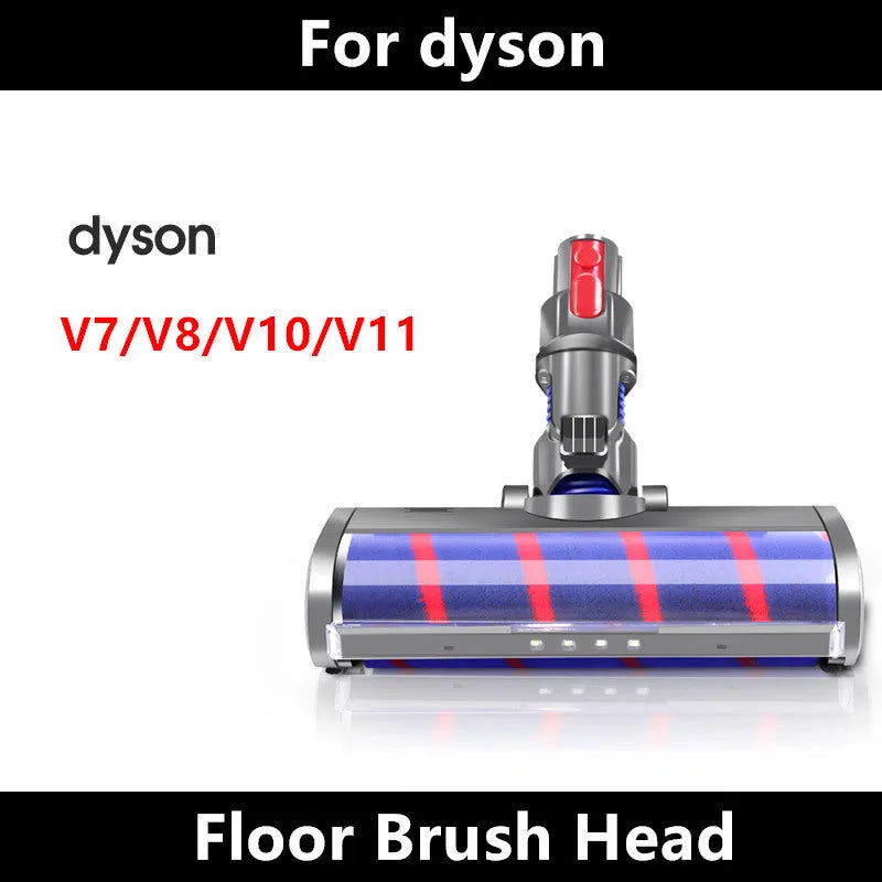 Dyson vacuum cleaner electric floor brush head accessory measuring 260mm by 110mm