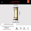 Outdoor strip wall lamp IP65 50cm aluminium garden patio lighting