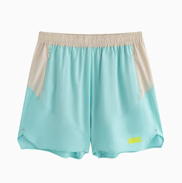 Men's loose hipp-style workout shorts for lifting training in dark rock ash colour