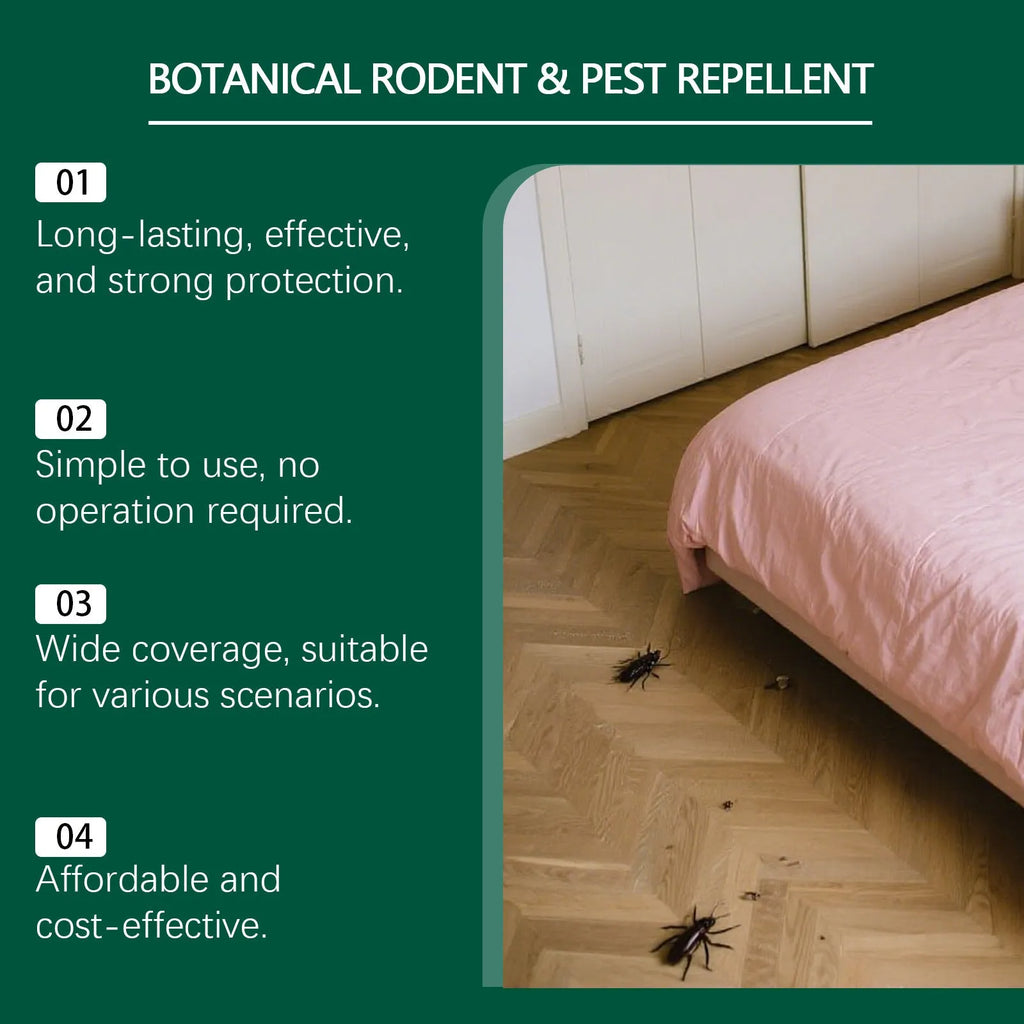 Ten anti-mouse repellent pills and three mesh bags for warehouse and home rodent deterrence.
