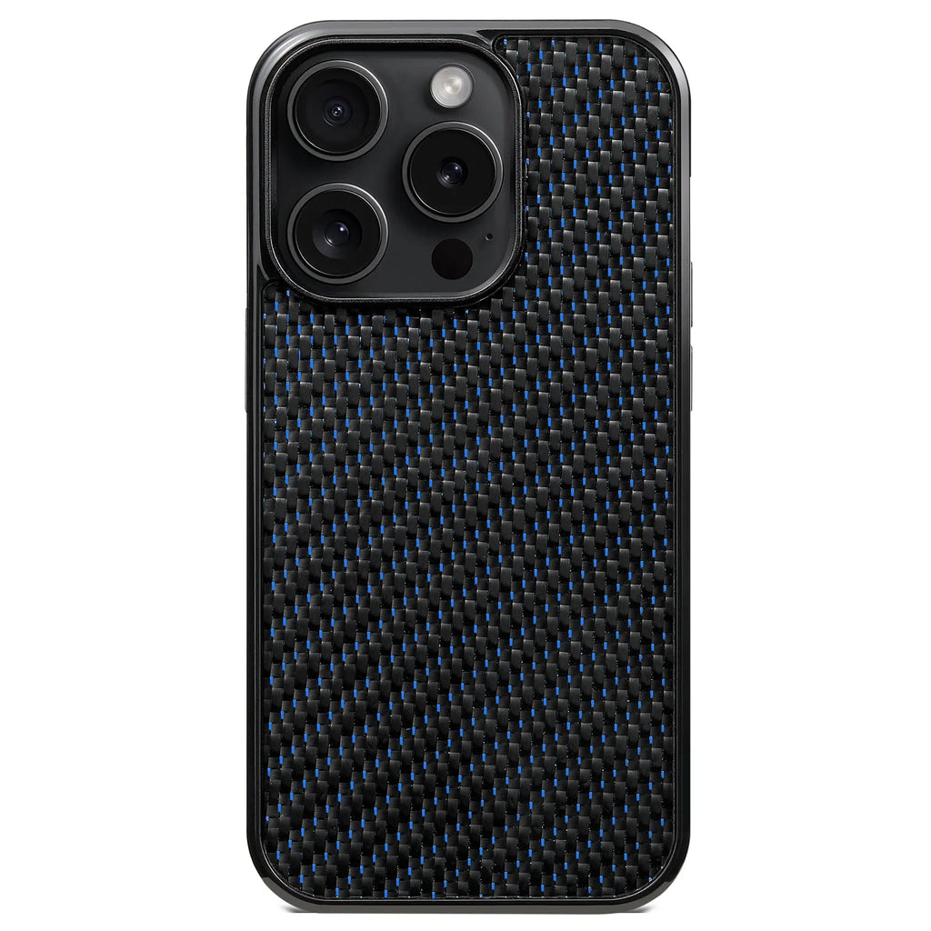 Twill colour mobile phone case for iPhone 12 to 17 series in blue, gold, green, purple, red