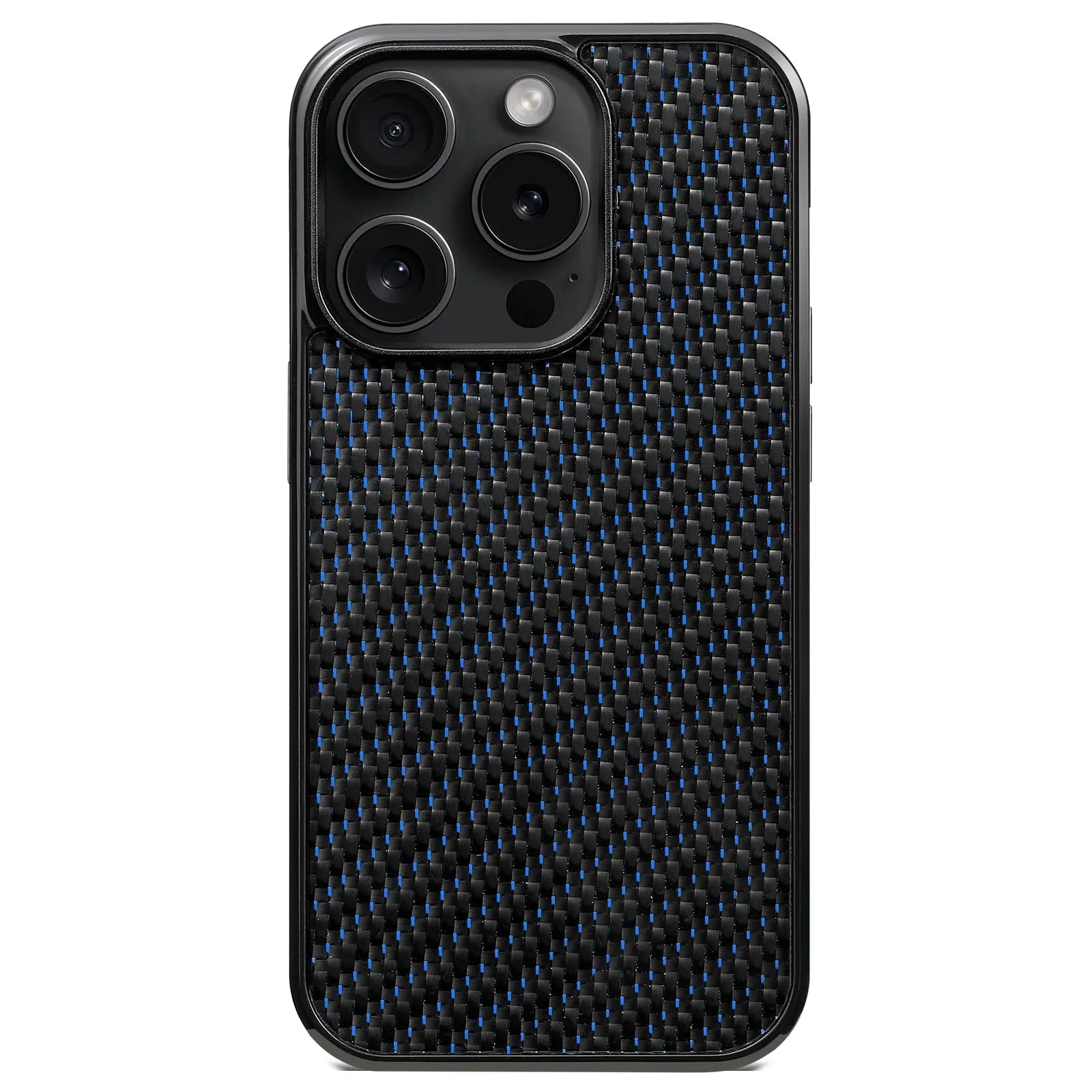 Twill colour mobile phone case for iPhone 12 to 17 series in blue, gold, green, purple, red