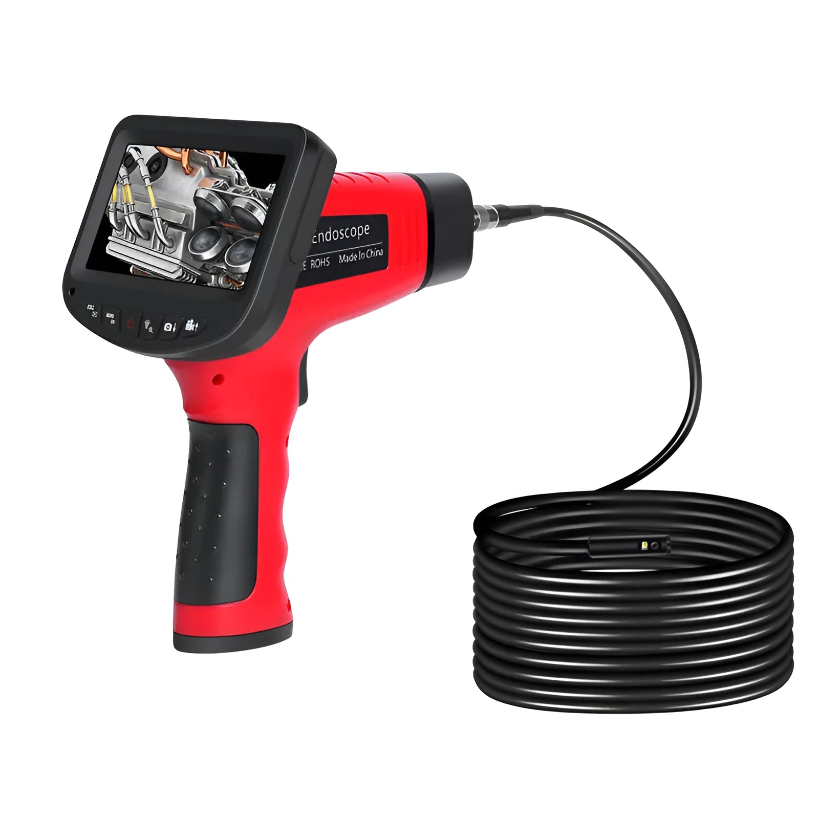 8.5mm dual-lens endoscope HD inspection camera with flexible cable.