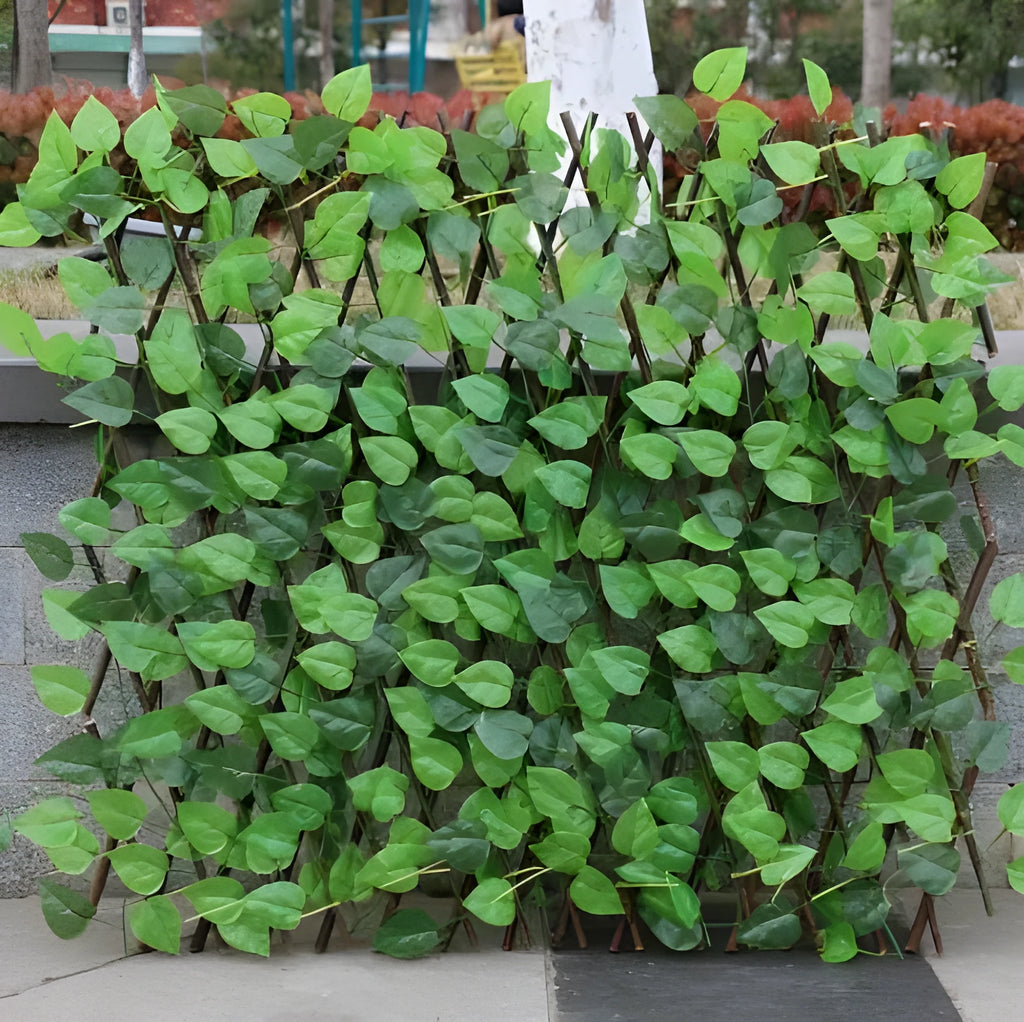 Simulation outdoor plastic wooden fence panel in large size 123cm height, 20cm width, handmade finish