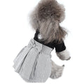 Cotton poodle dog clothes in skirt and four-legged pants styles for spring summer autumn wear