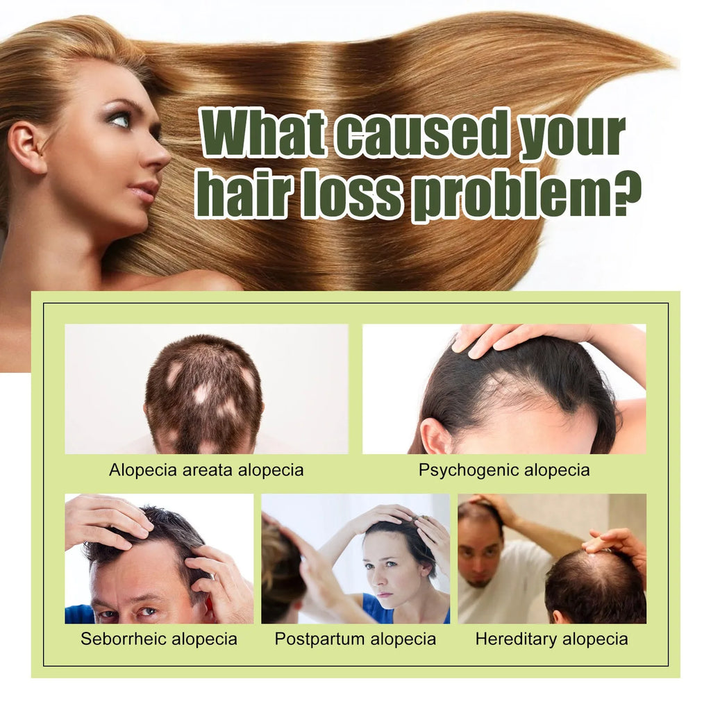 60ml bottle of anti-fall repair hair essential oil for dry ends