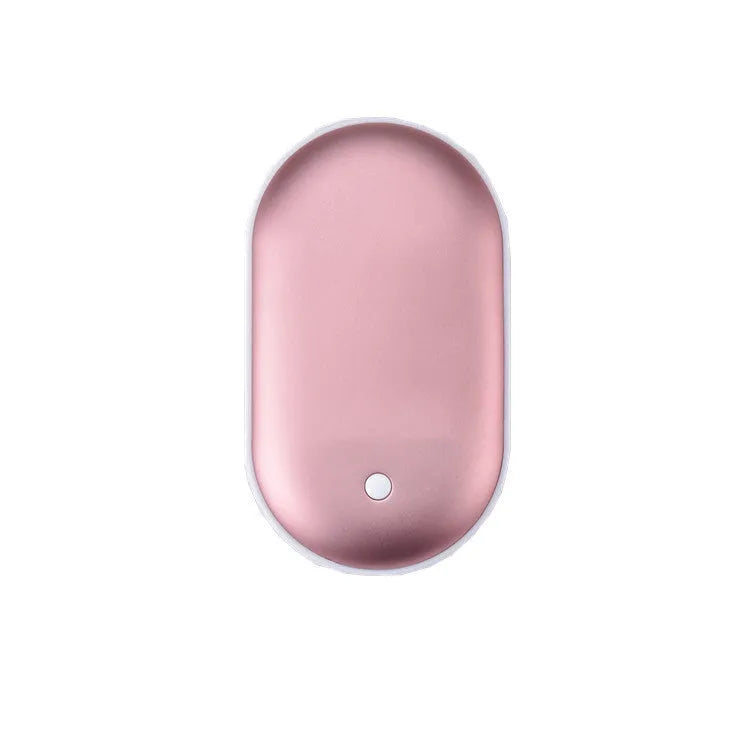 Compact rechargeable hand warmer and power bank in multiple colour options including digital display models.