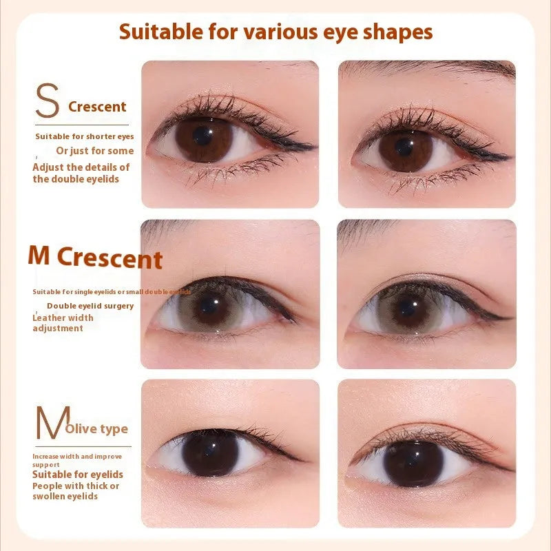 Double eyelid stickers roll with invisible lace medical tape for natural eyelid crease enhancement