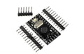 Mini Pro Atmega328P-AU microcontroller circuit board showing pin headers and components.